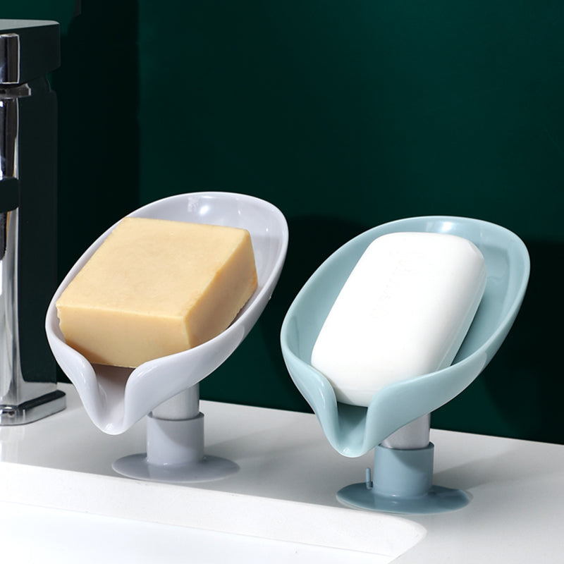 2pcs Leaf Shape Soap Drainer